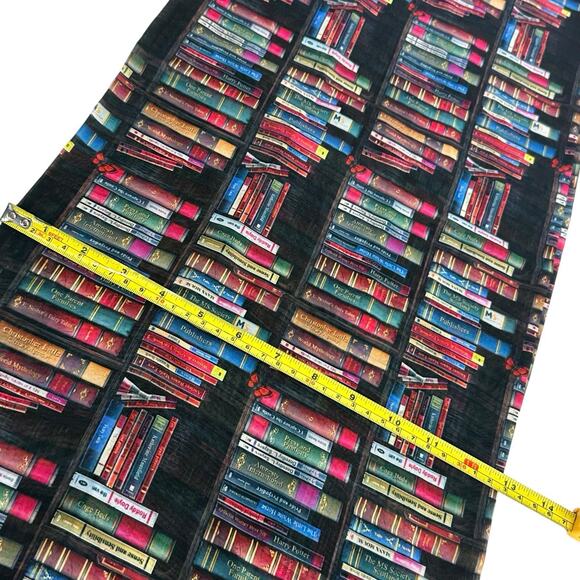 Book Patterned Infinity Scarf Fall Bookworm Reader Gift Fall Cozy - Picture 7 of 7